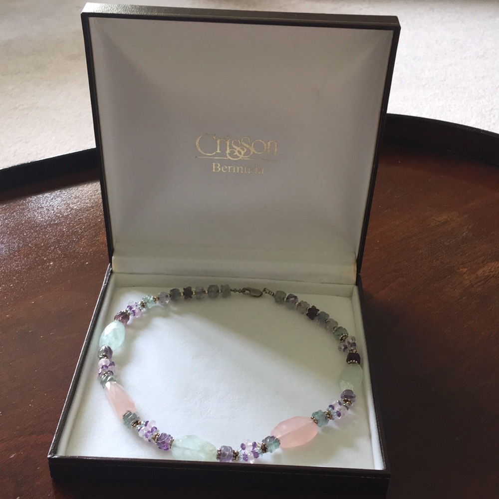 Crystal & Quartz Necklace Crisson Bermuda